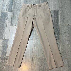 Banana Republic Gavin Pant Cotton Khaki Chinos Tan 35X32